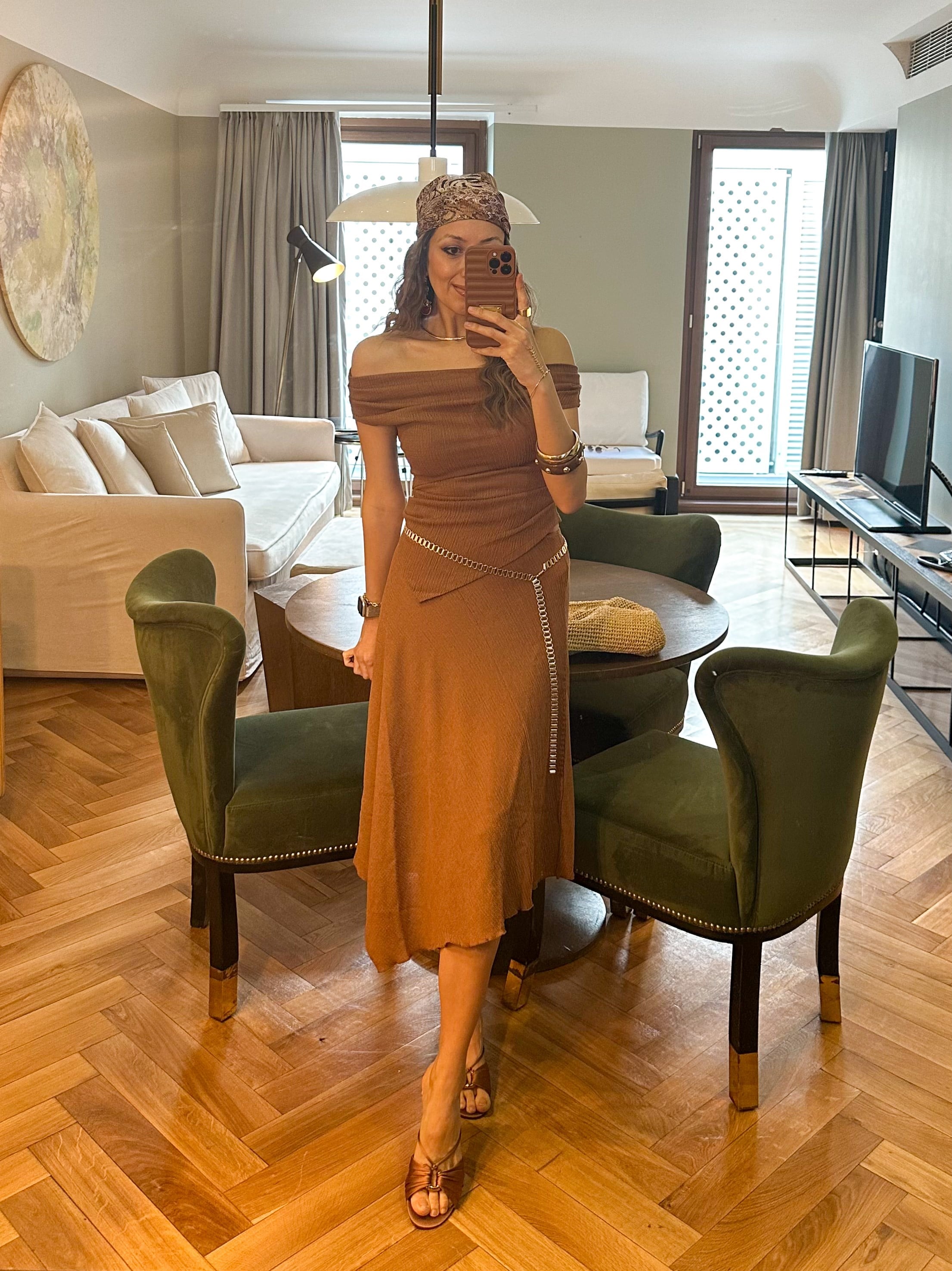 Asimetrik Etek- Tarçın