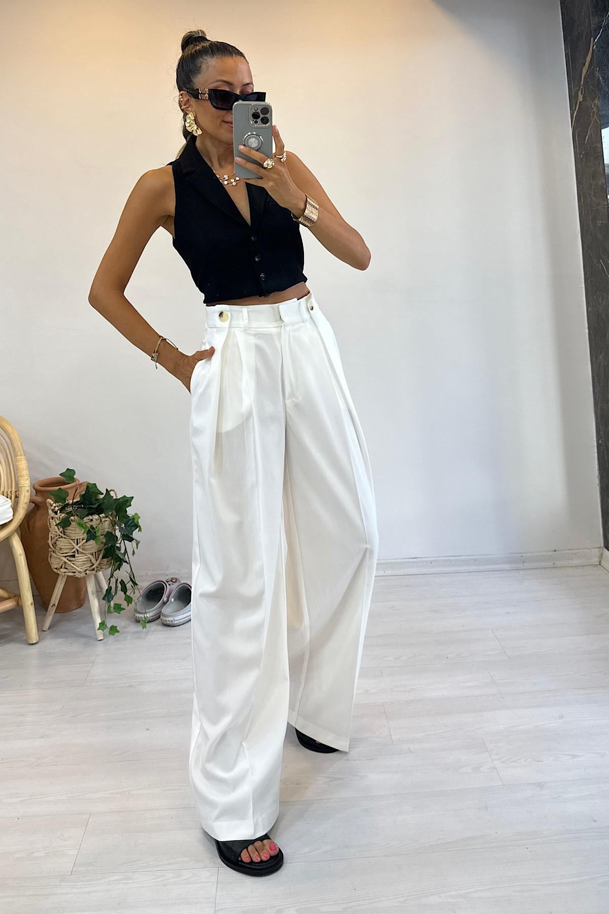 Bel Detay Palazzo - Beyaz