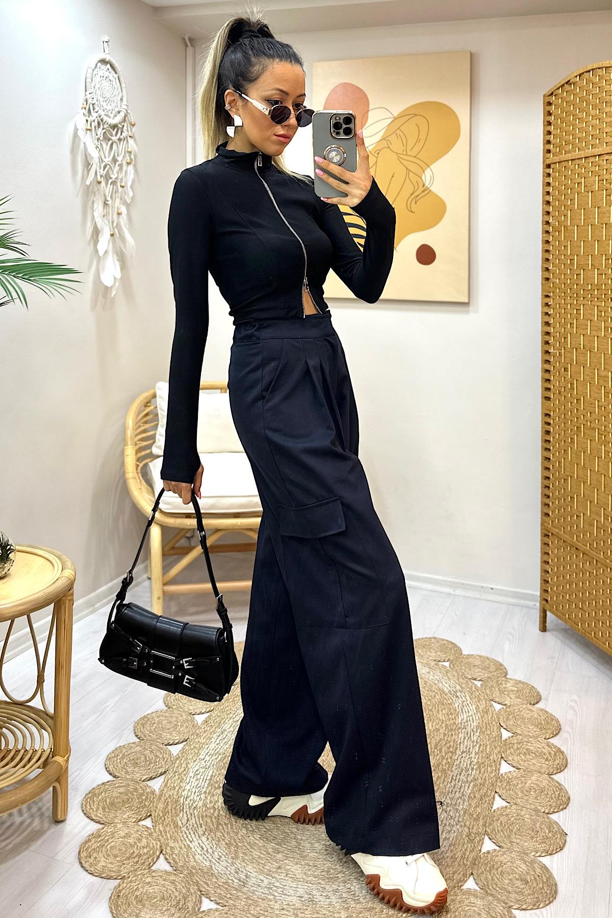 Bol Paça Cepli Pnatolon- Siyah