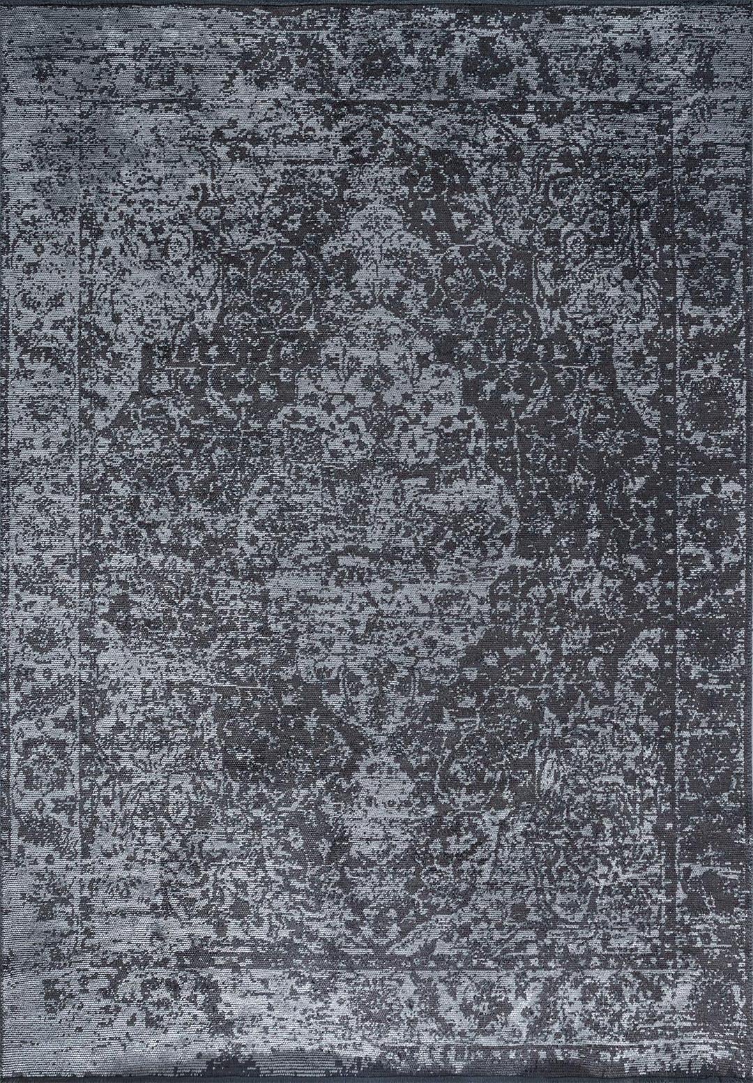 GLORY ICE BLUE - CHARCOAL RUG