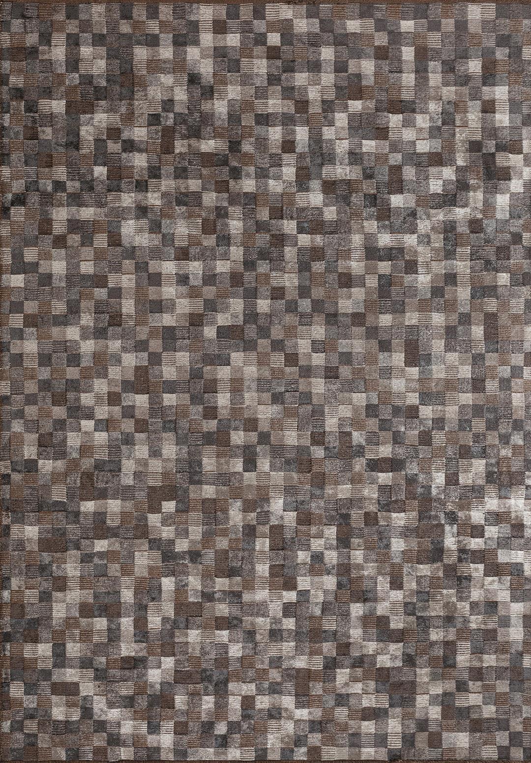 DESERT LIGHT GREY - DARK GREY - CHARCOAL RUG