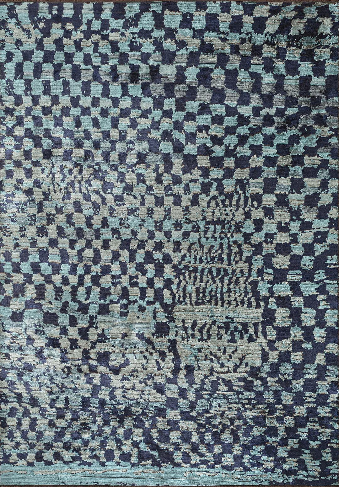 SAHARA TURQUOISE - DARK NAVY - RIVER GREEN RUG