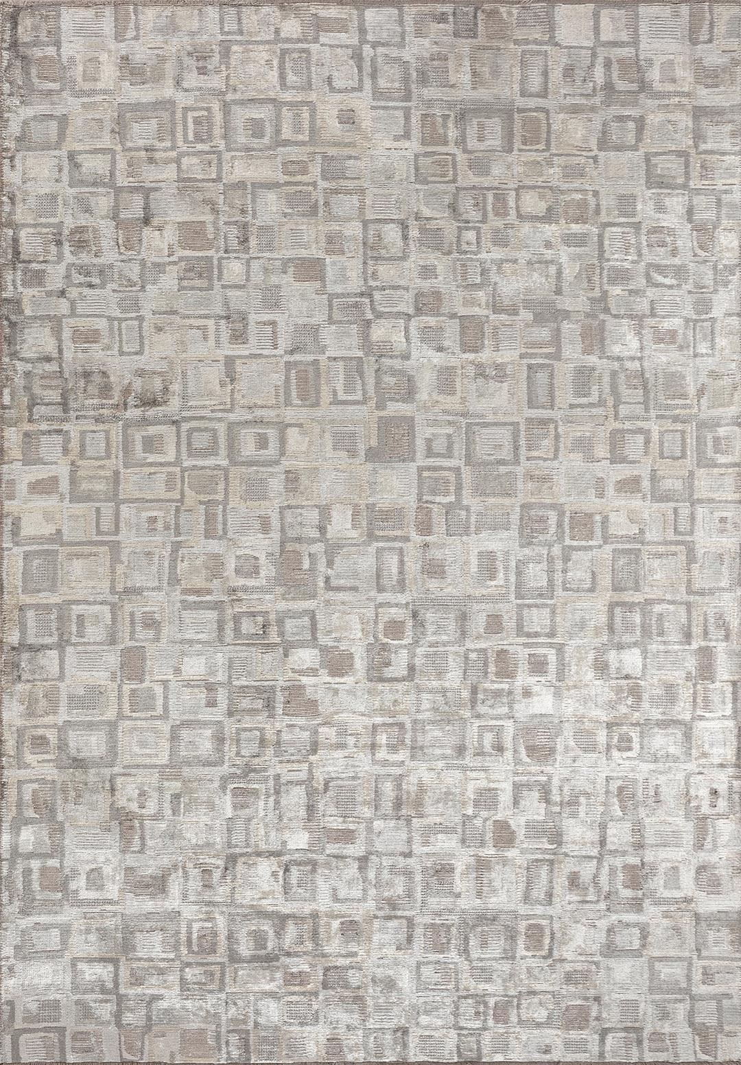 TRIBE GREY - BONE - CREAM RUG
