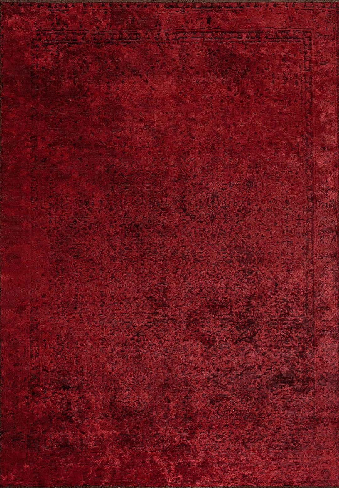 HERITAGE BLACK - RED RUG