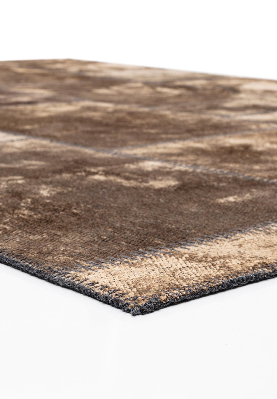 PATCH LIGHT BROWN RUG