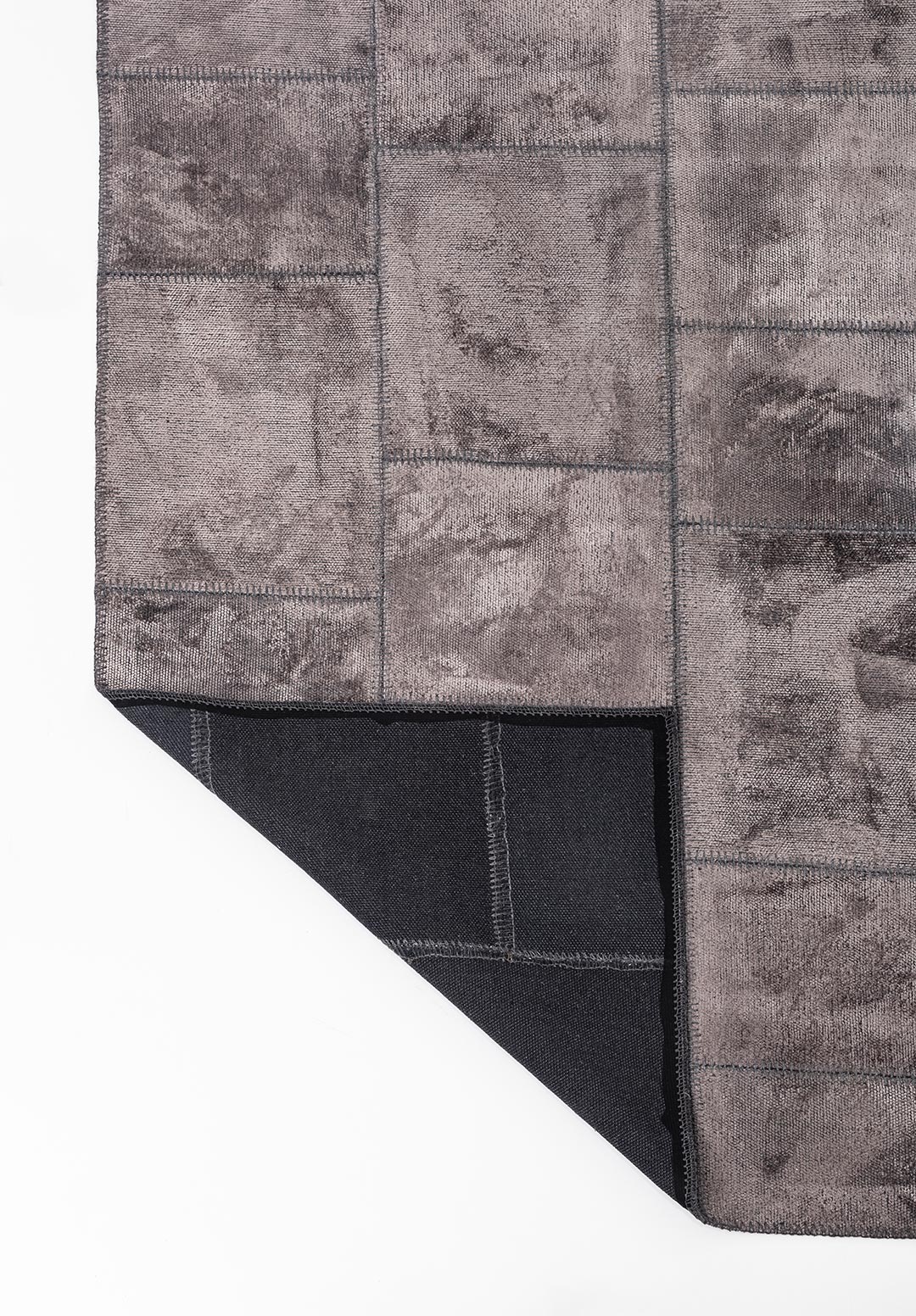 PATCH DARK GREY RUG
