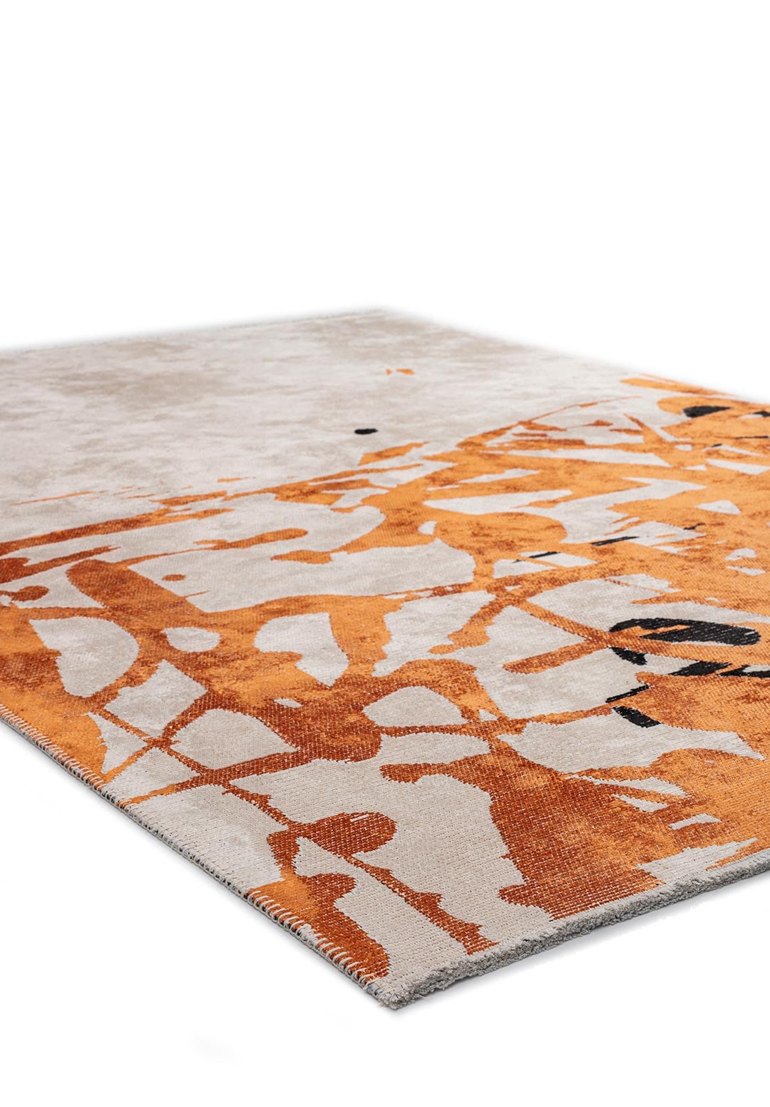 ASTORIA TERRA - BLACK - ECRU RUG