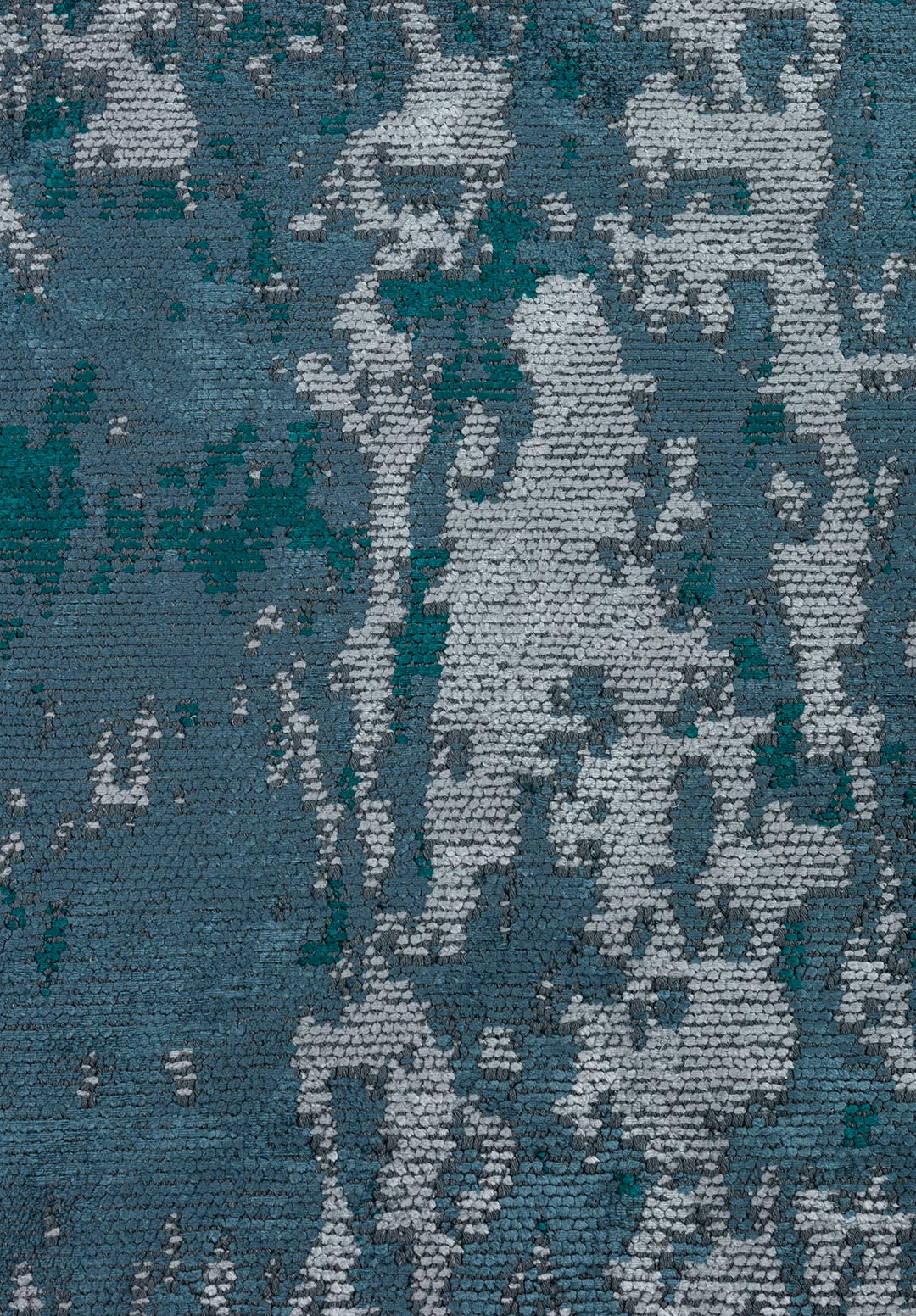 ATHENS ICE BLUE - PETROL - DARK TURQUOISE RUG
