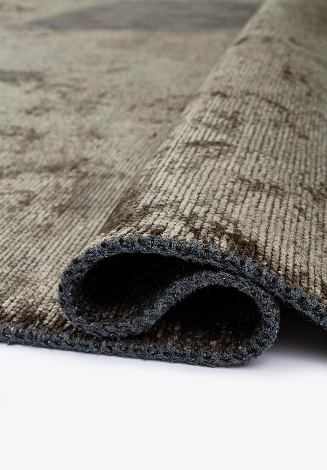 SALZBURG ANTHRACITE - KHAKI - CREAM RUG