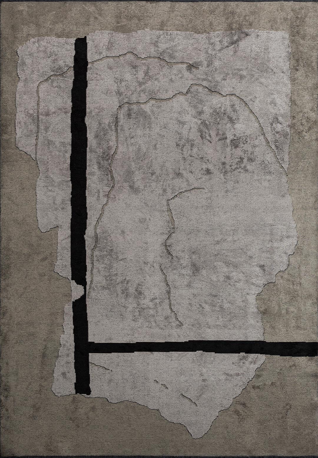 SALAMANCA BLACK - GREY - LIGHT GREY RUG