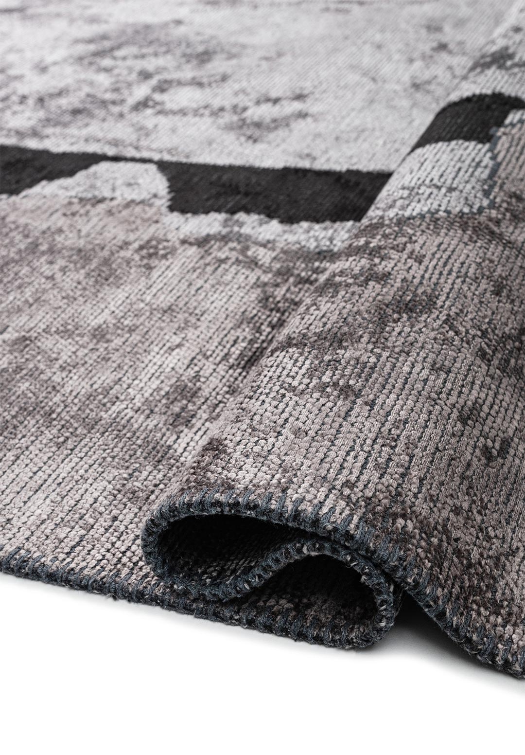 SALAMANCA BLACK - DARK GREY - LIGHT GREY RUG