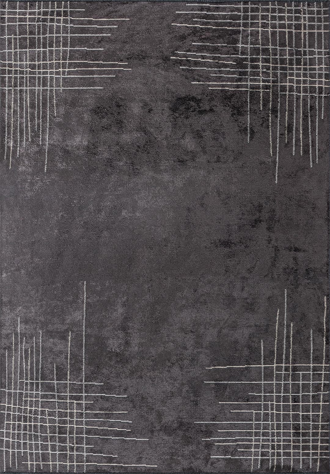MANHATTAN CHARCOAL - BEIGE - GREY RUG
