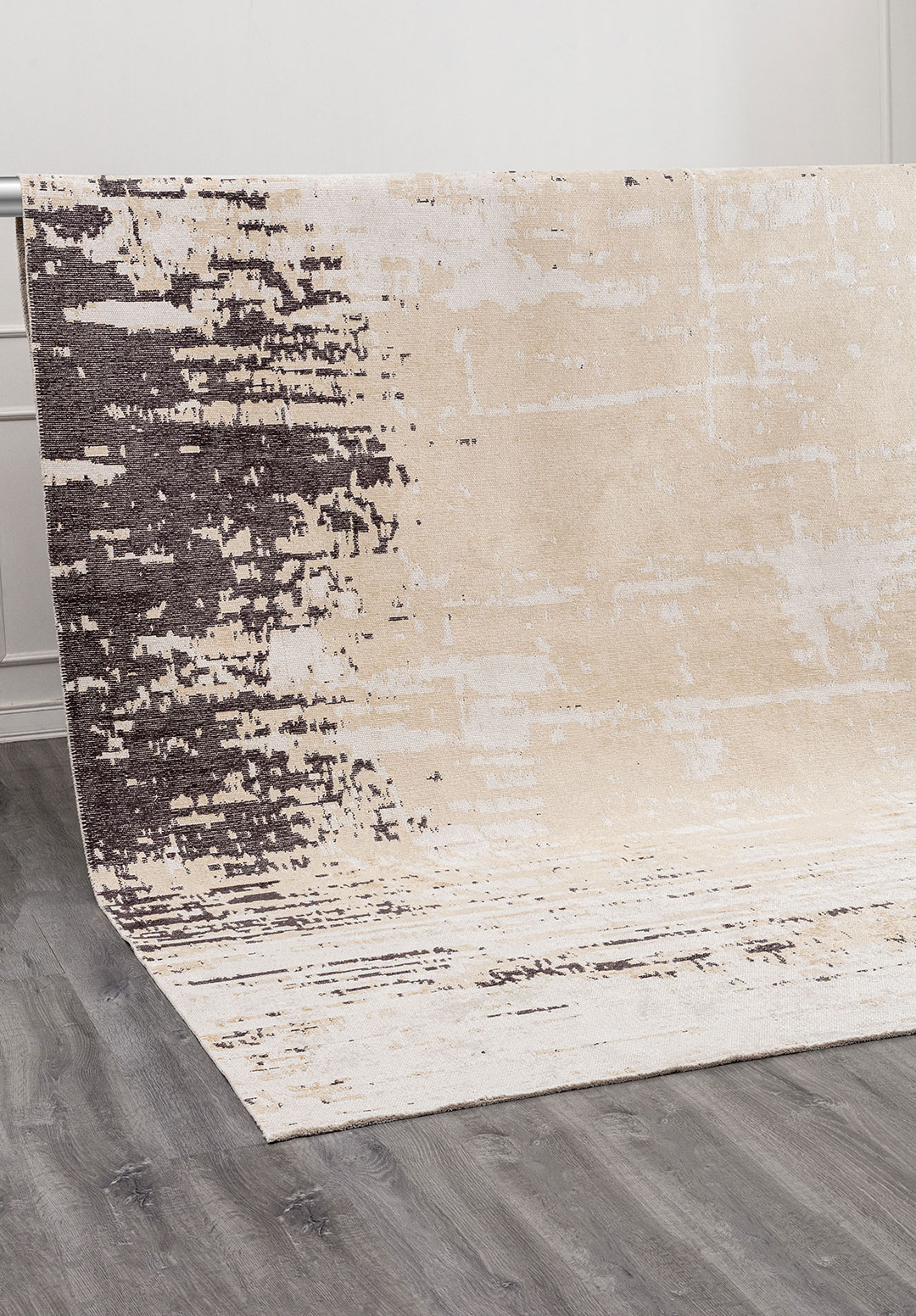 VOLOS CHARCOAL - CREAM - ECRU RUG