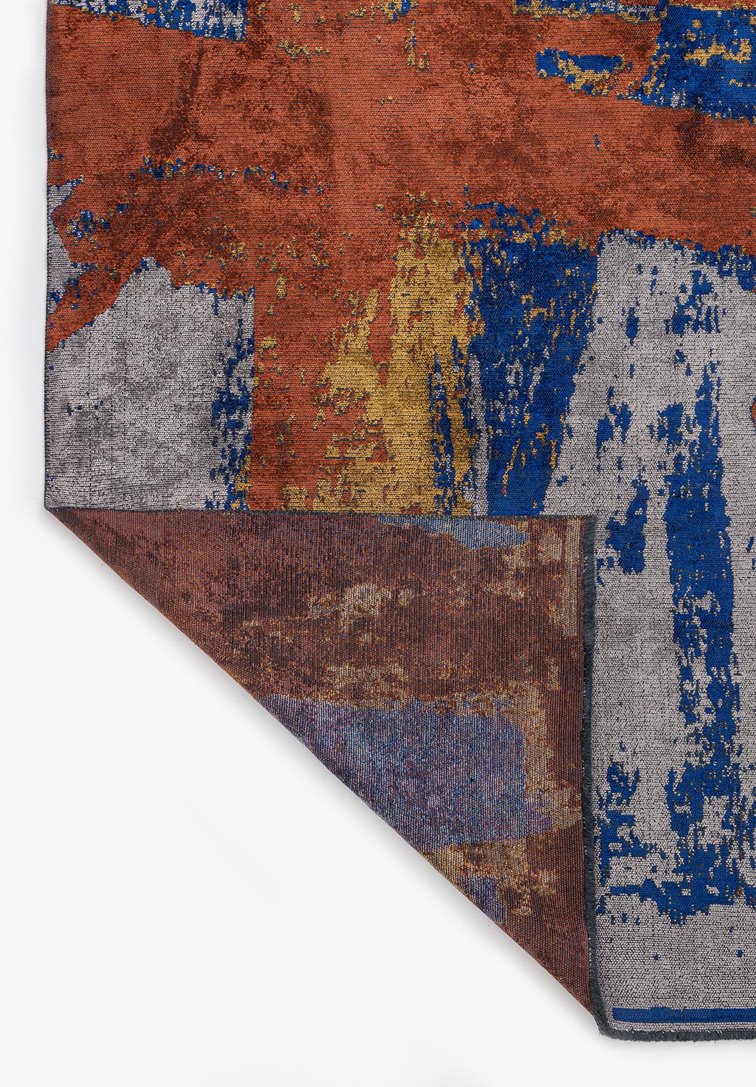 CANNES KOYU KİREMİT - HARDAL - SAKS MAVİSİ - AÇIK GRİ HALI