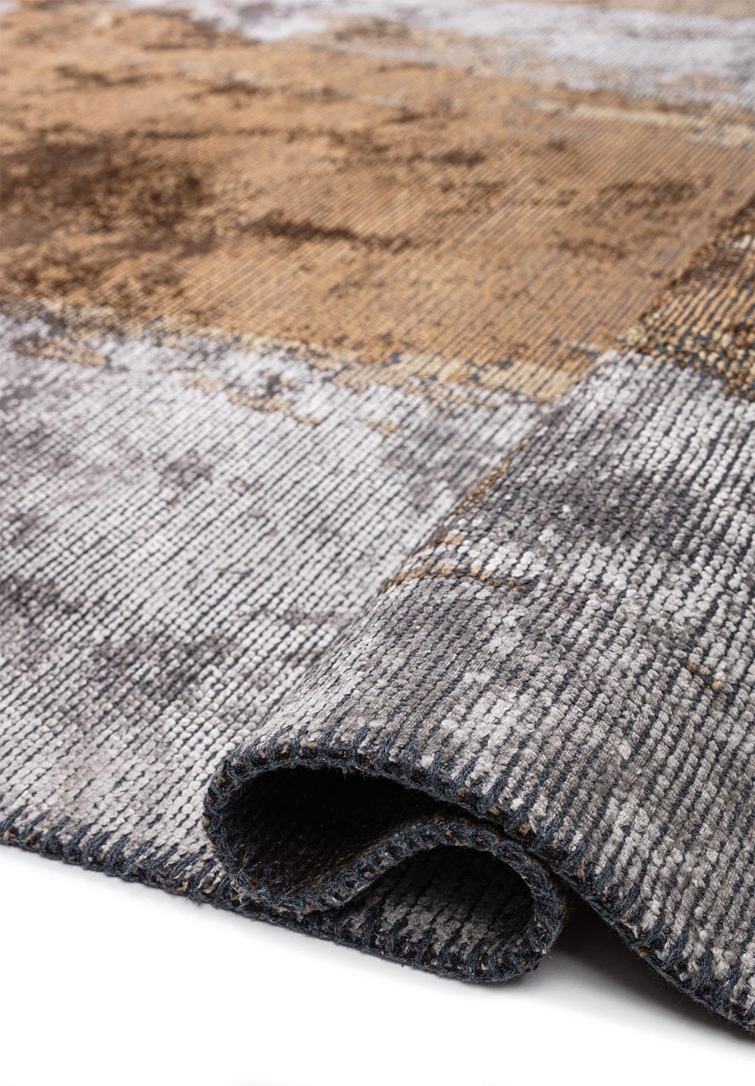 CANNES CACAO - LIGHT BROWN - MINK - LIGHT GREY RUG