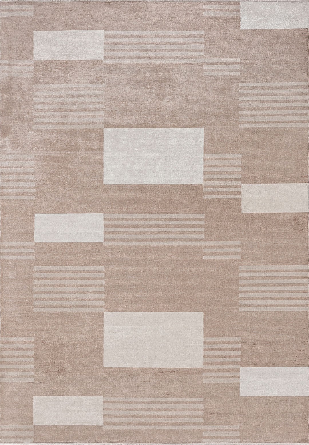PANEL Ekru - Açık Krem - Taş - Fındık Halı