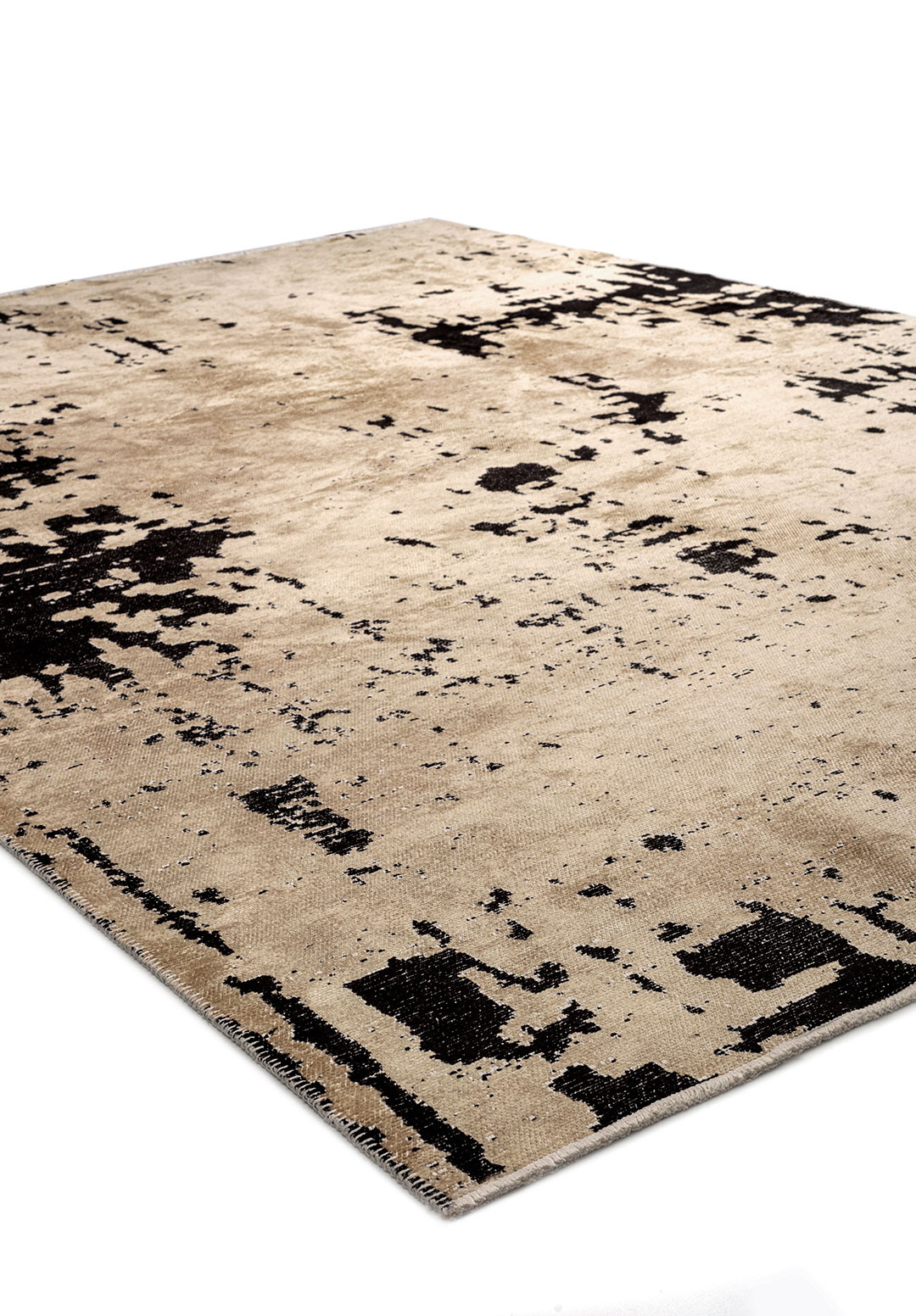 VERONA BLACK - BEIGE RUG