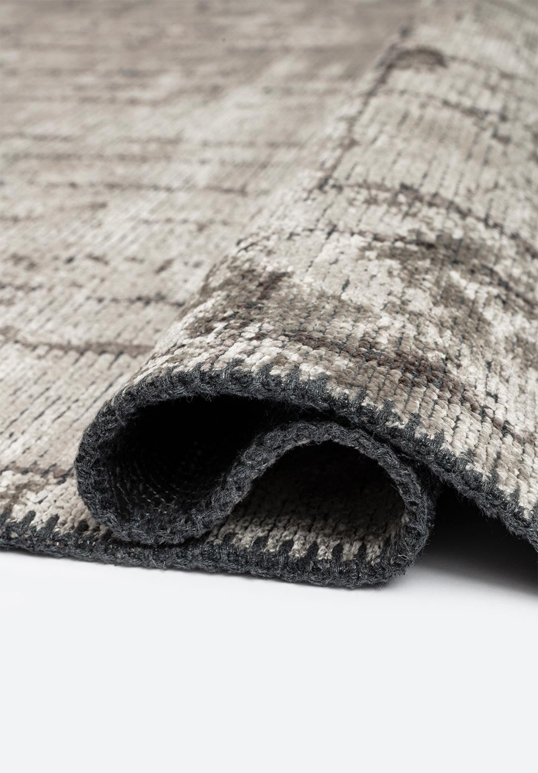 PISA DARK GREY - CREAM RUG