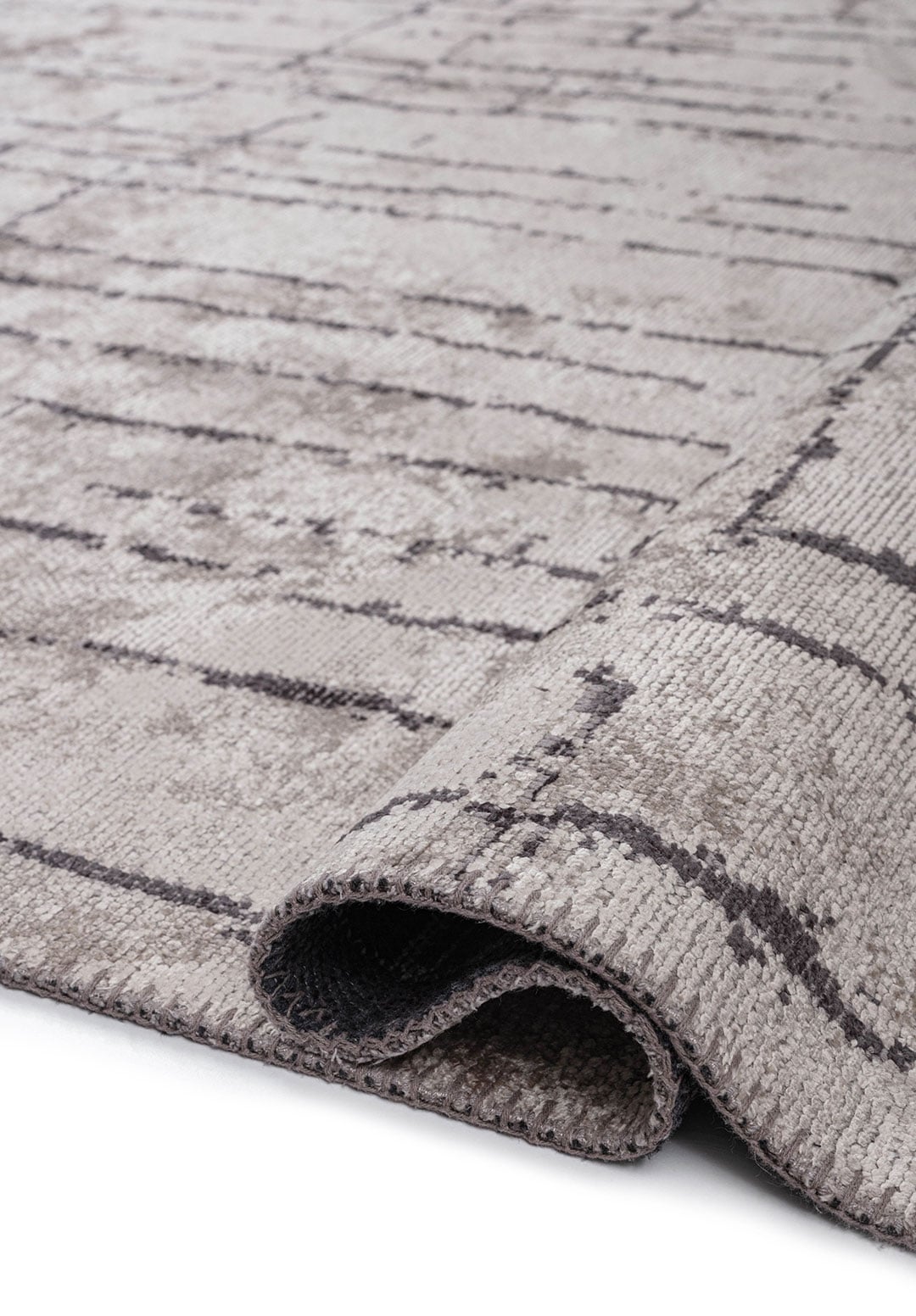 PISA CHARCOAL - STONE RUG