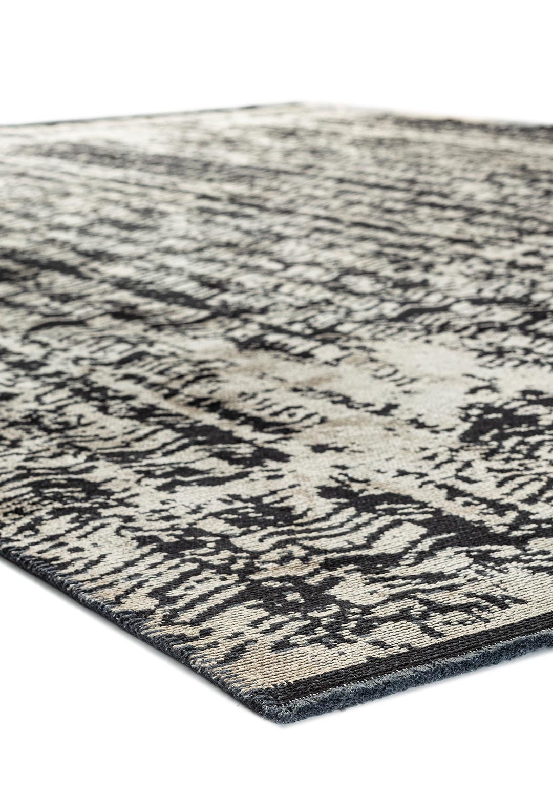 TERAMO BLACK - BEIGE RUG