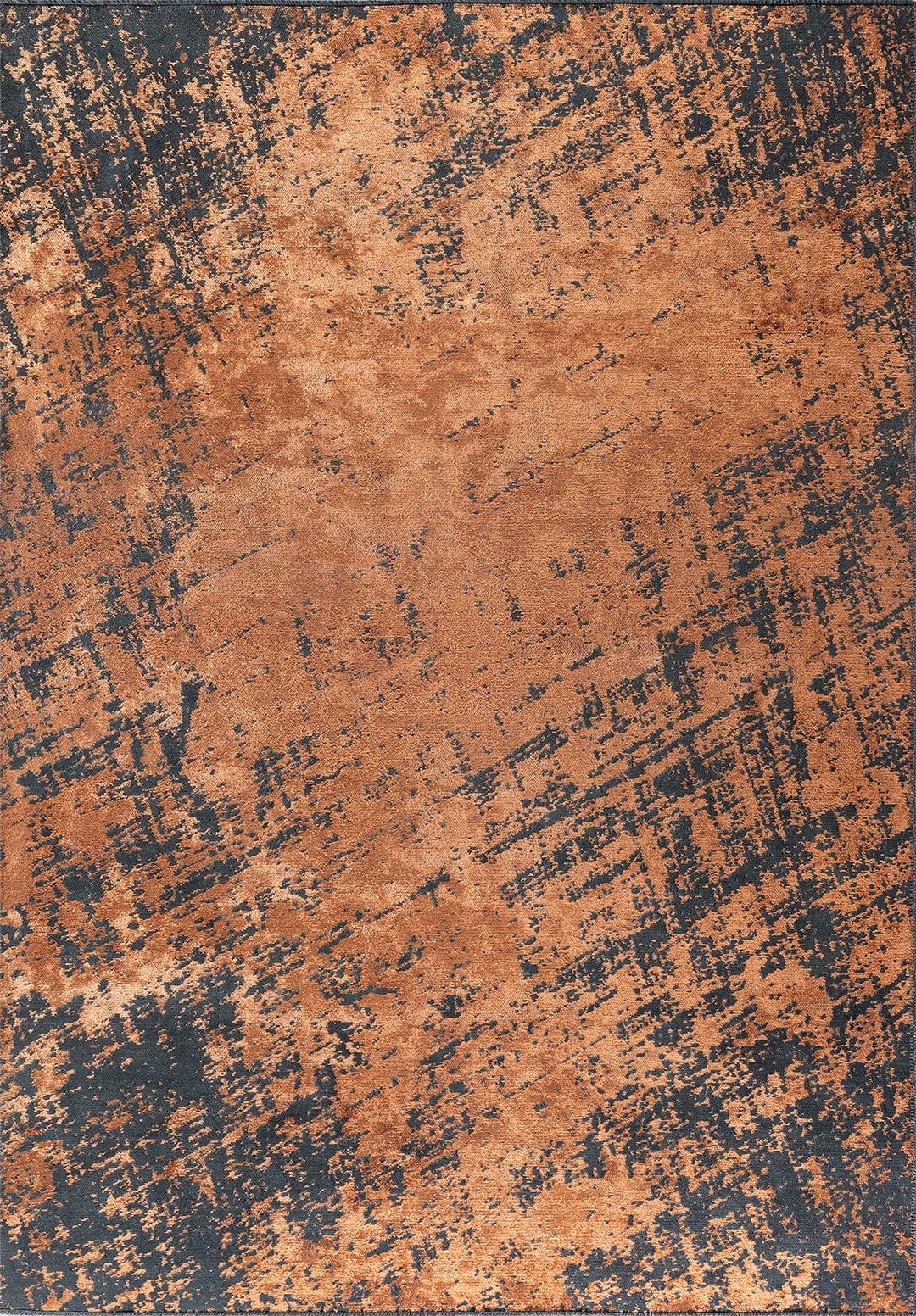 NOSTALGIA MAT SİYAH - KİREMİT HALI