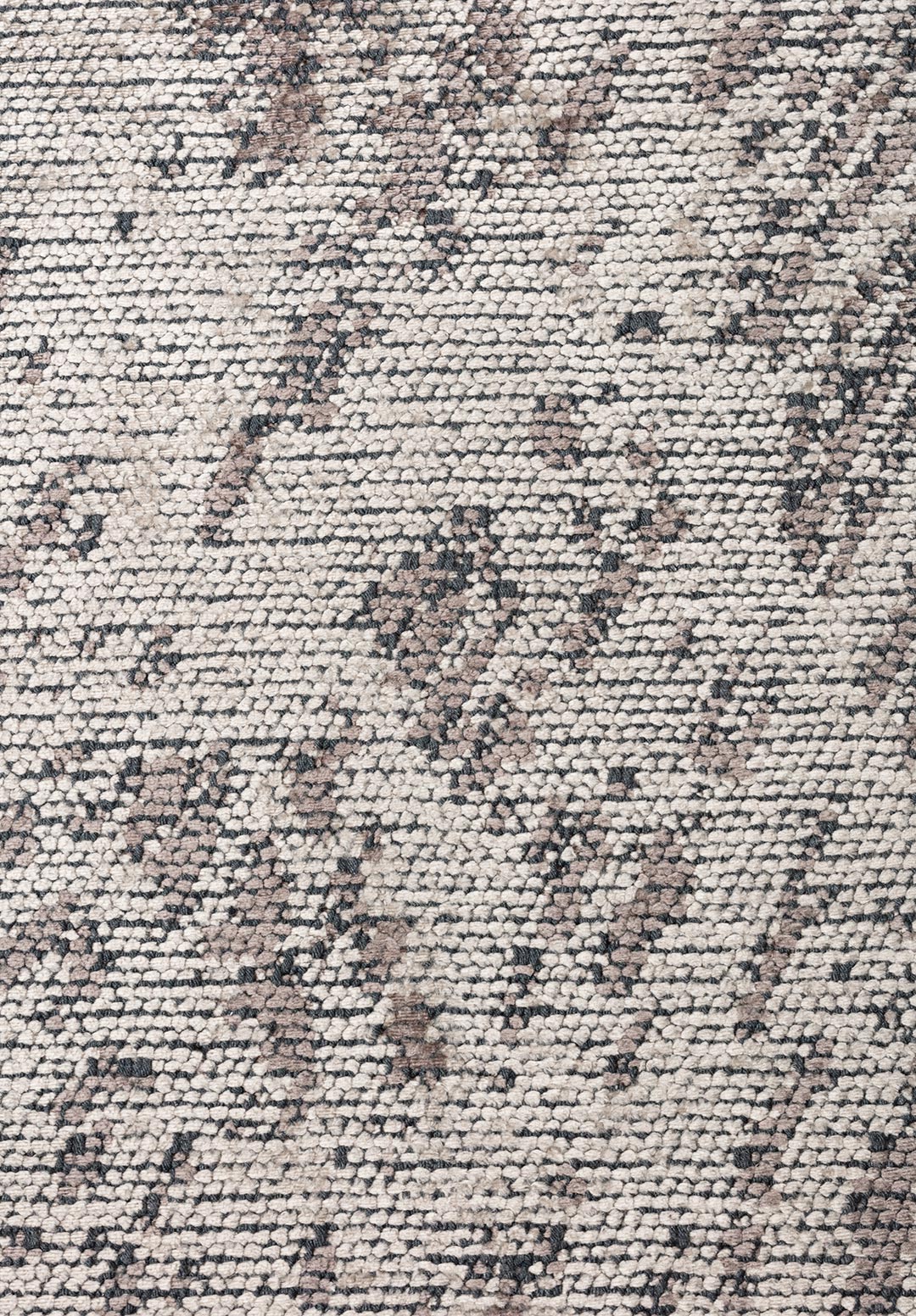 RUSTIC CREAM - DARK GREY RUG