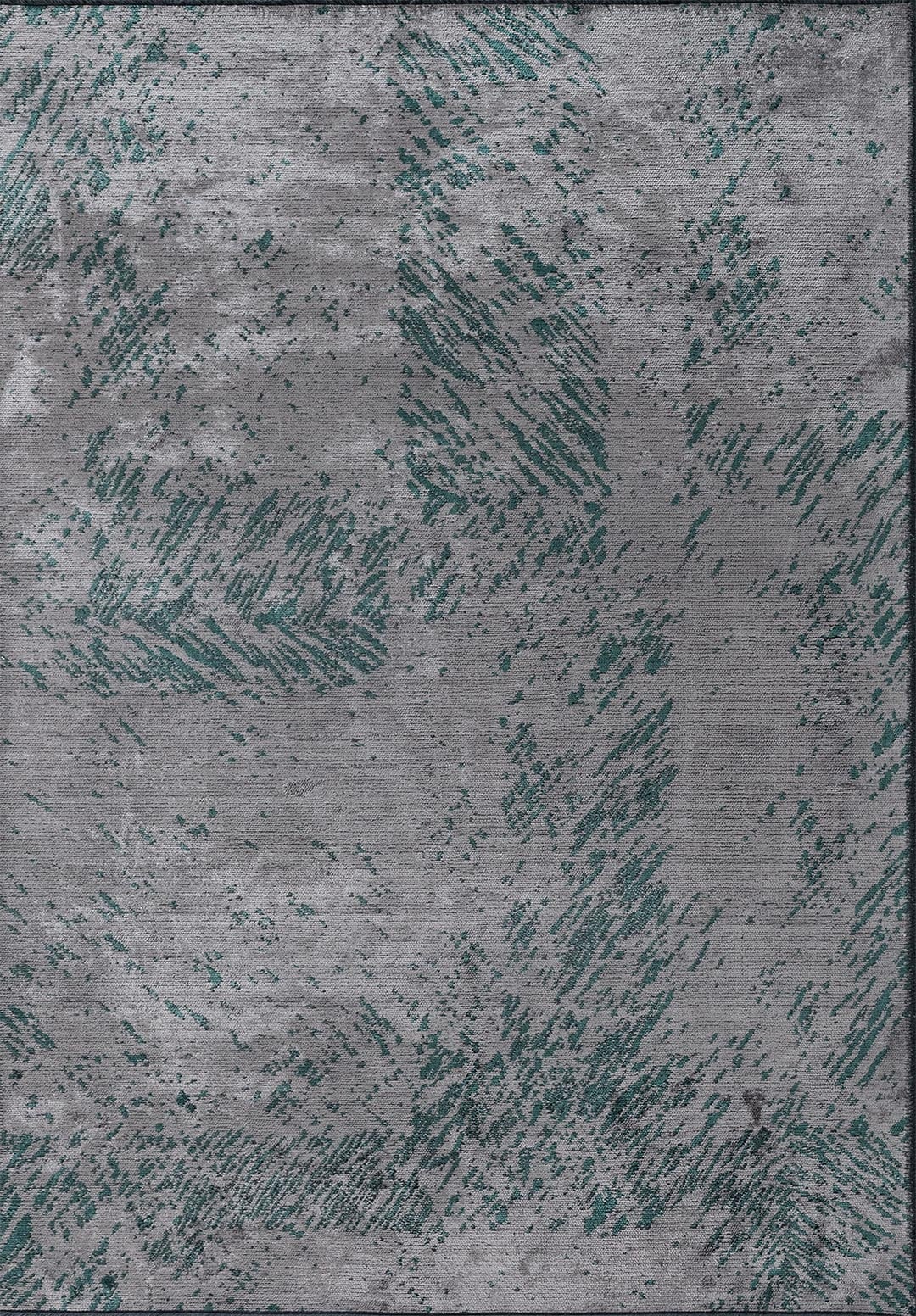 RUSTIC GRİ - KOYU YEŞİL HALI