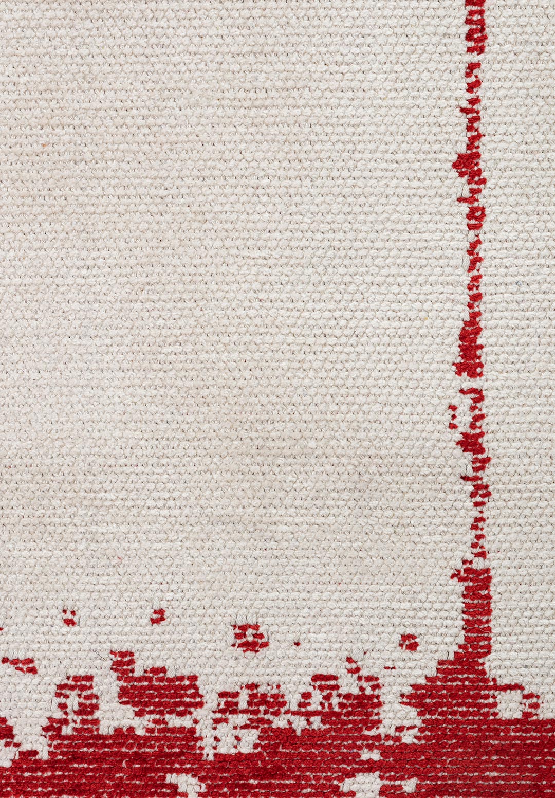 BARBER RED - ECRU RUG