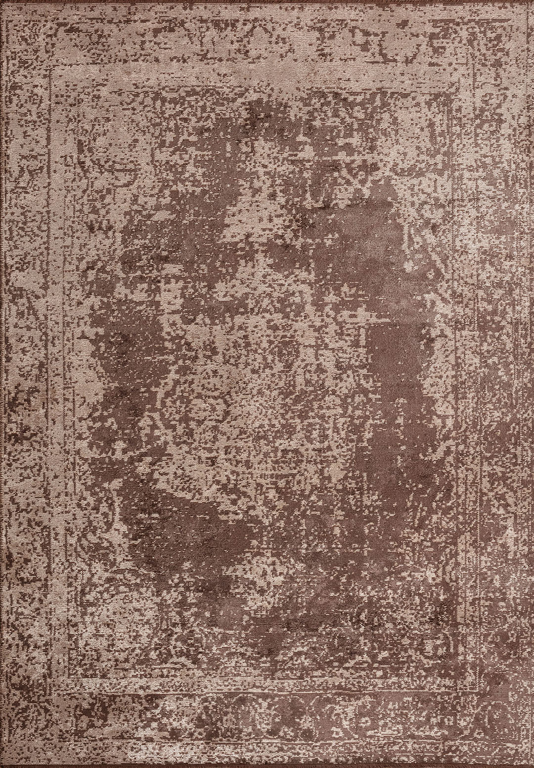 MEDALLION Açık Krem - Koyu Vizon Halı