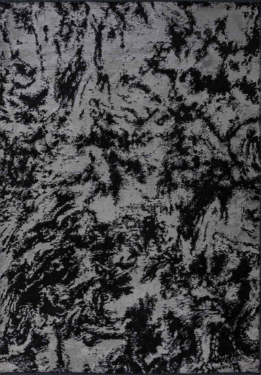 MARBLE Siyah - Açık Gri Halı