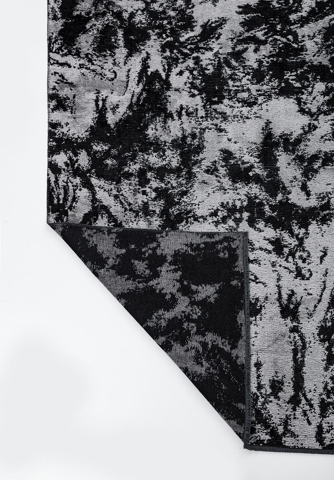 MARBLE Siyah - Açık Gri Halı
