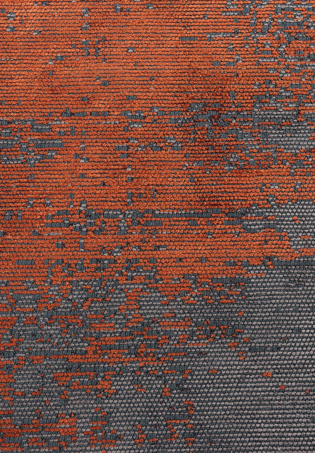 SURFACE GREY - RUST RUG