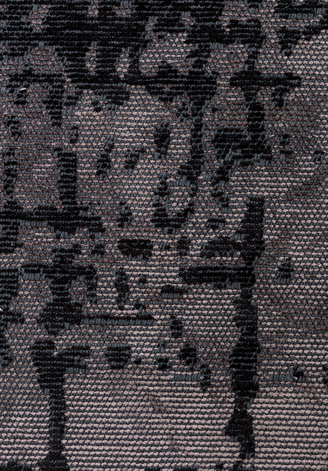 SPARK DARK GREY - BLACK RUG