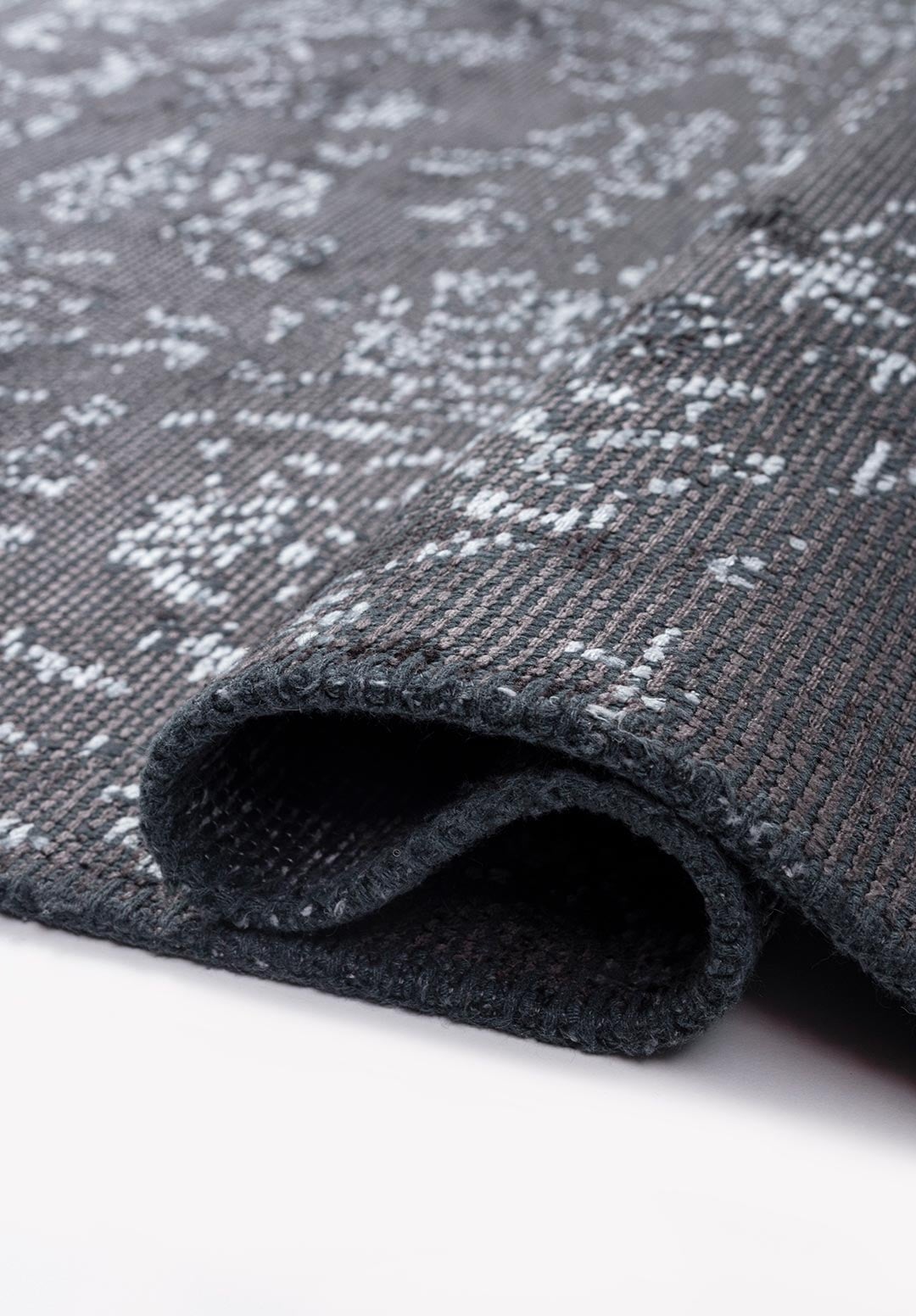 CLASSY ICE BLUE - CHARCOAL RUG