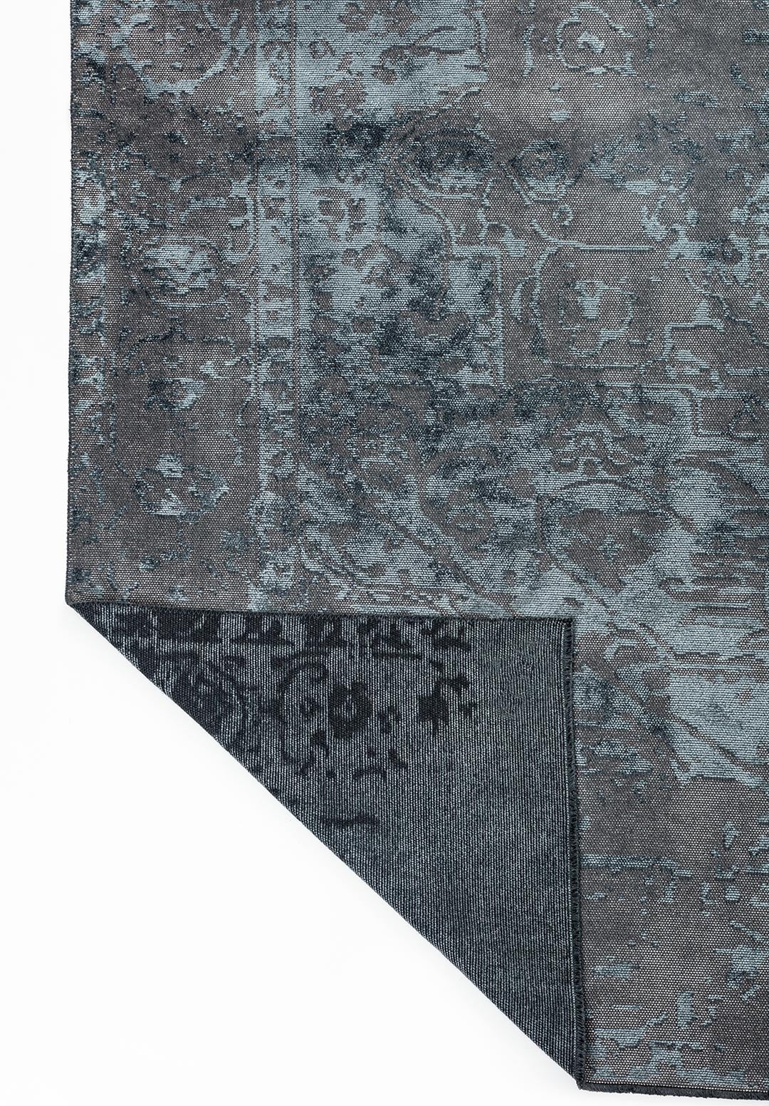 ANTIQUE BLUE - GREY RUG