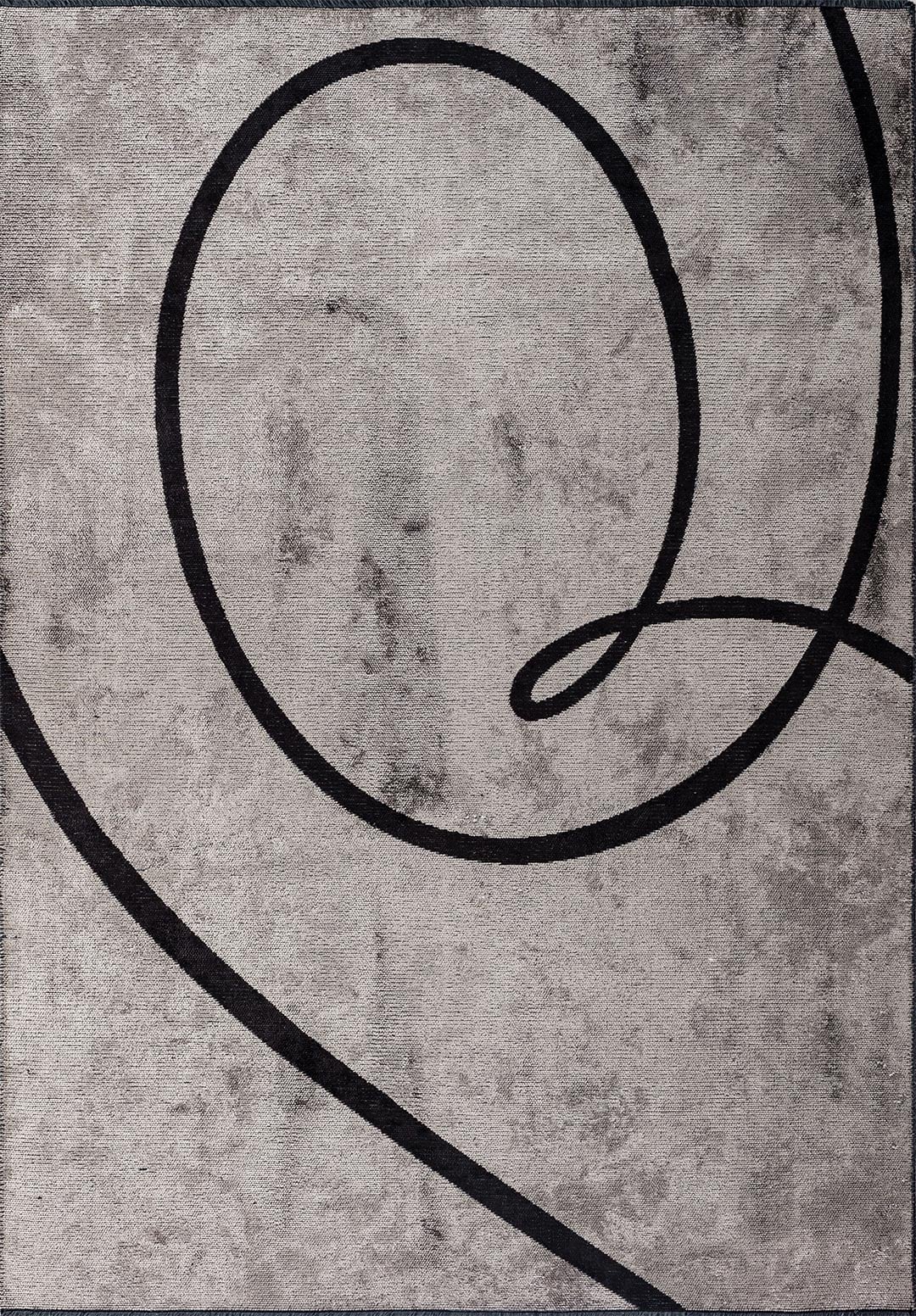 SIGNATURE SİYAH - AÇIK GRİ HALI