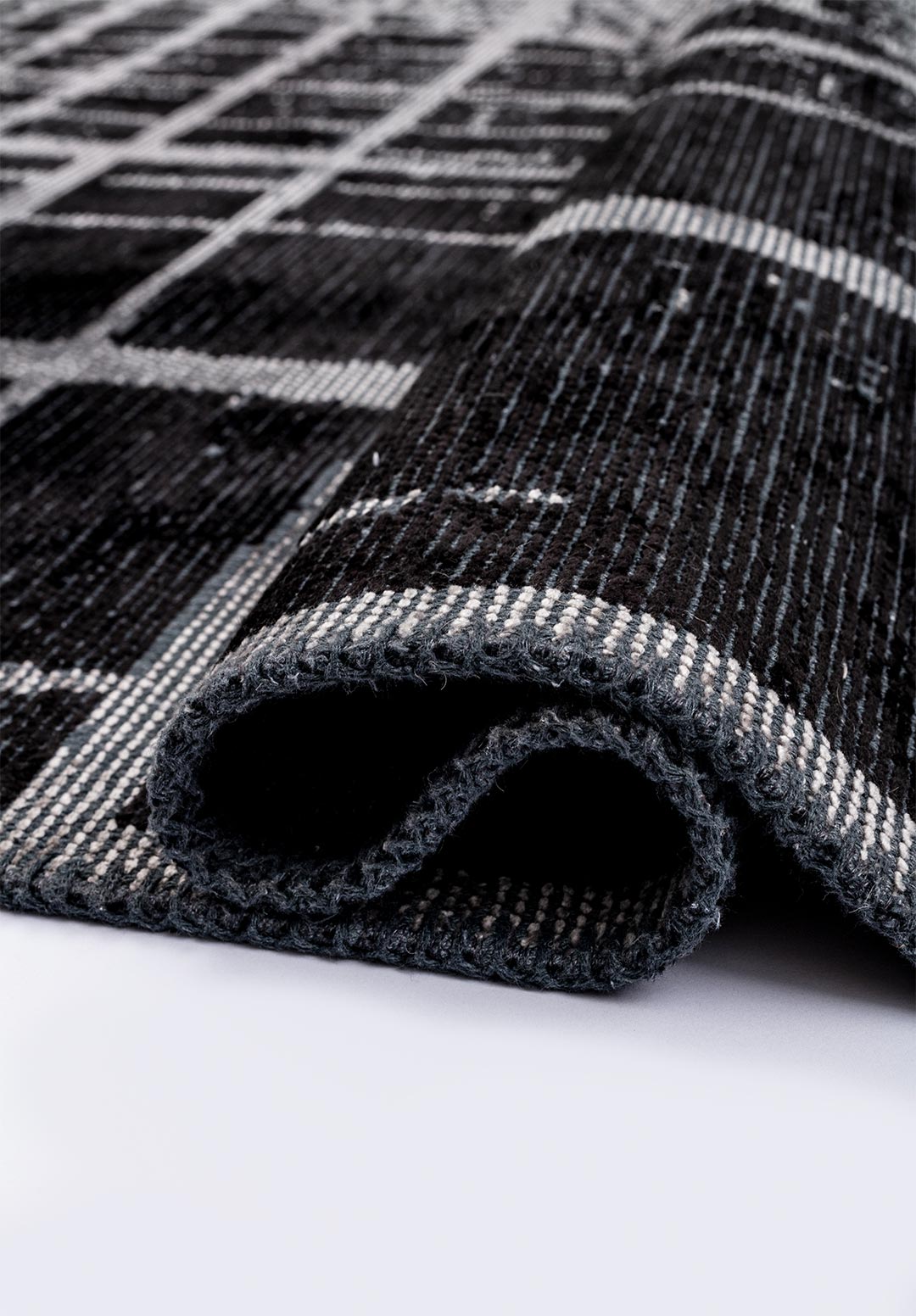 BARI BLACK - GREY RUG