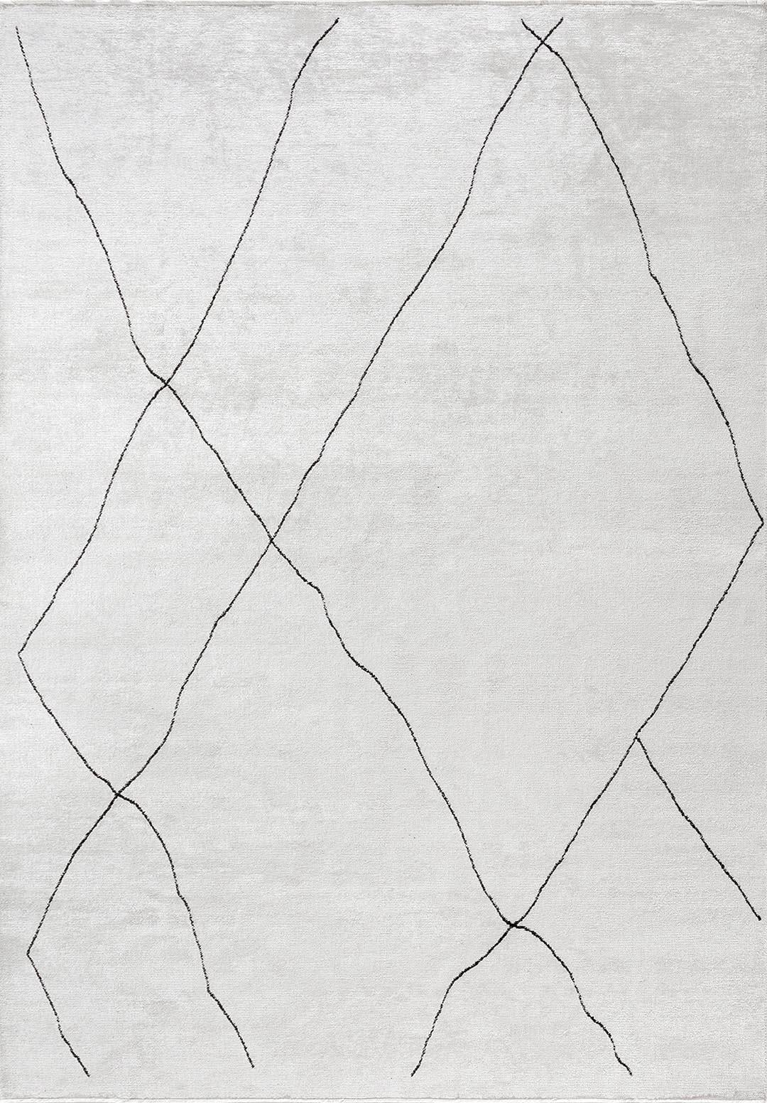 BOHEMIAN BLACK - ECRU RUG