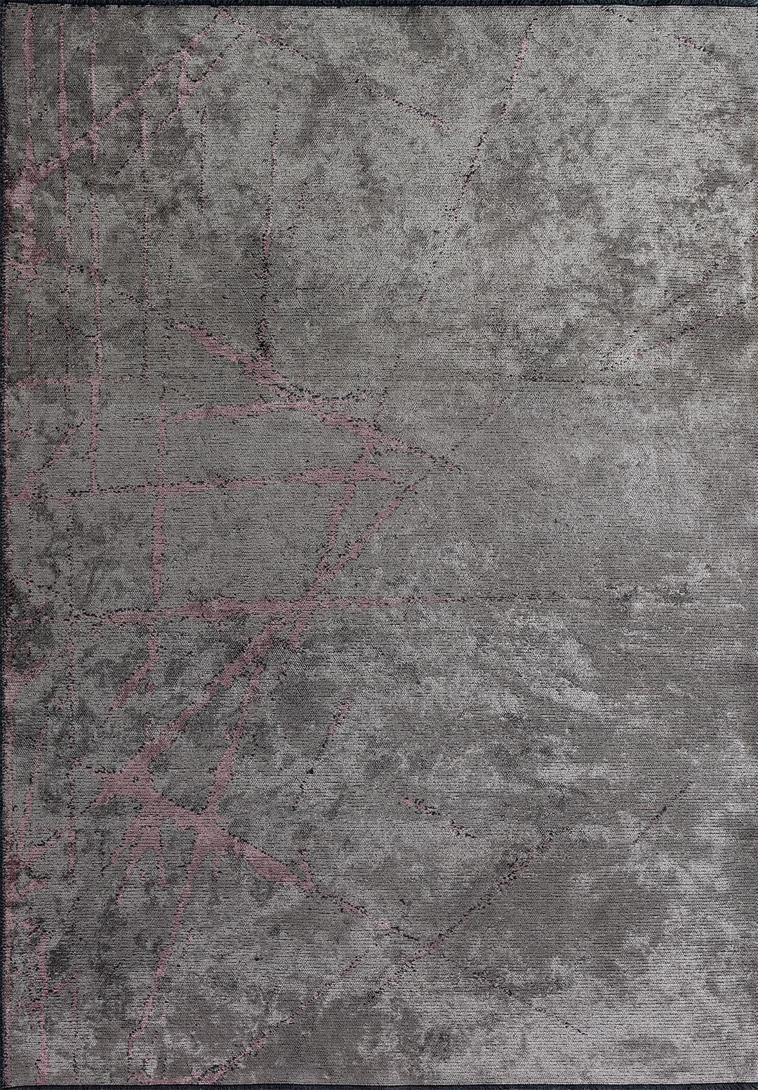 CRACK Mürdüm - Gri Halı
