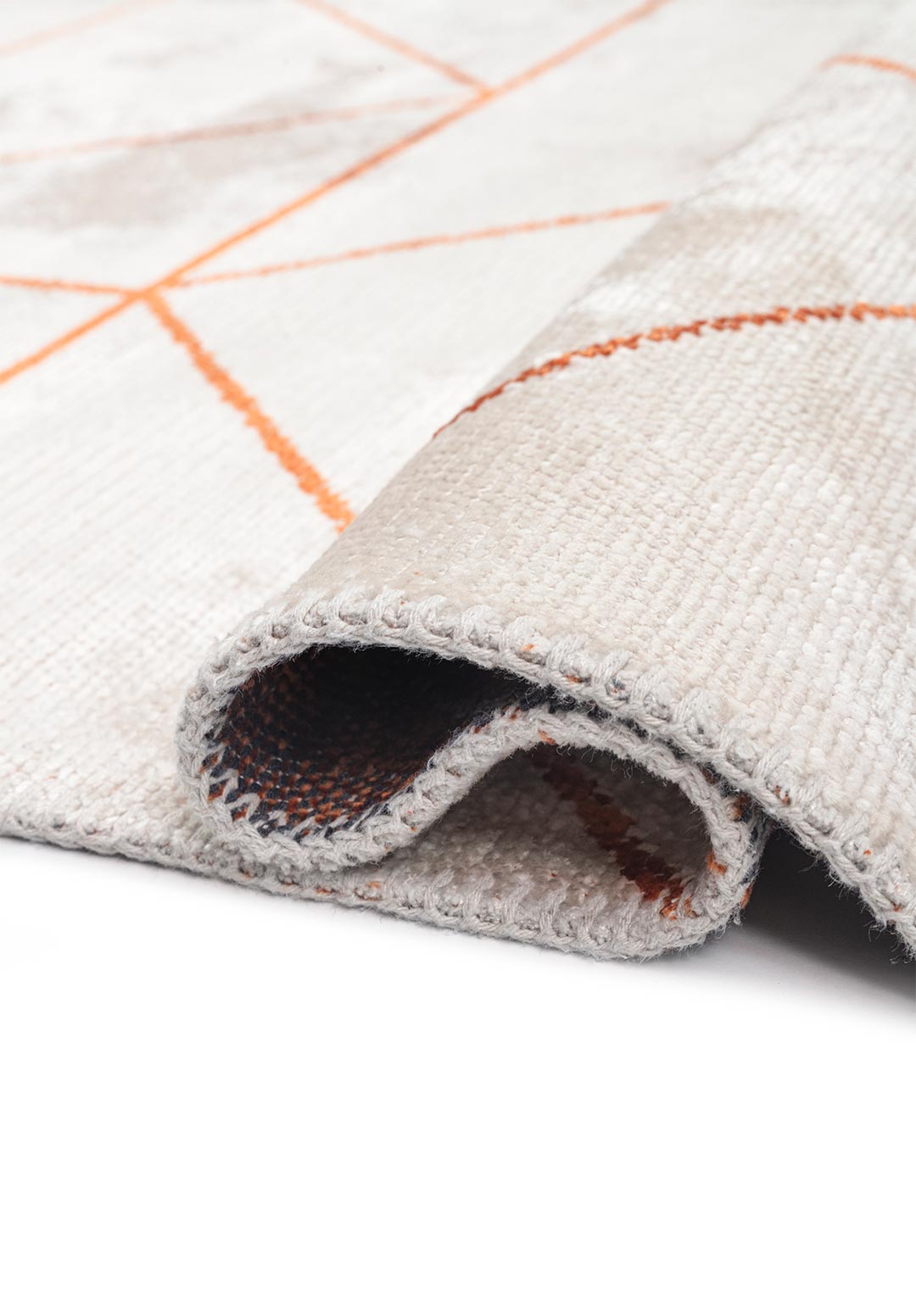 ORIGAMI EKRU - KİREMİT HALI