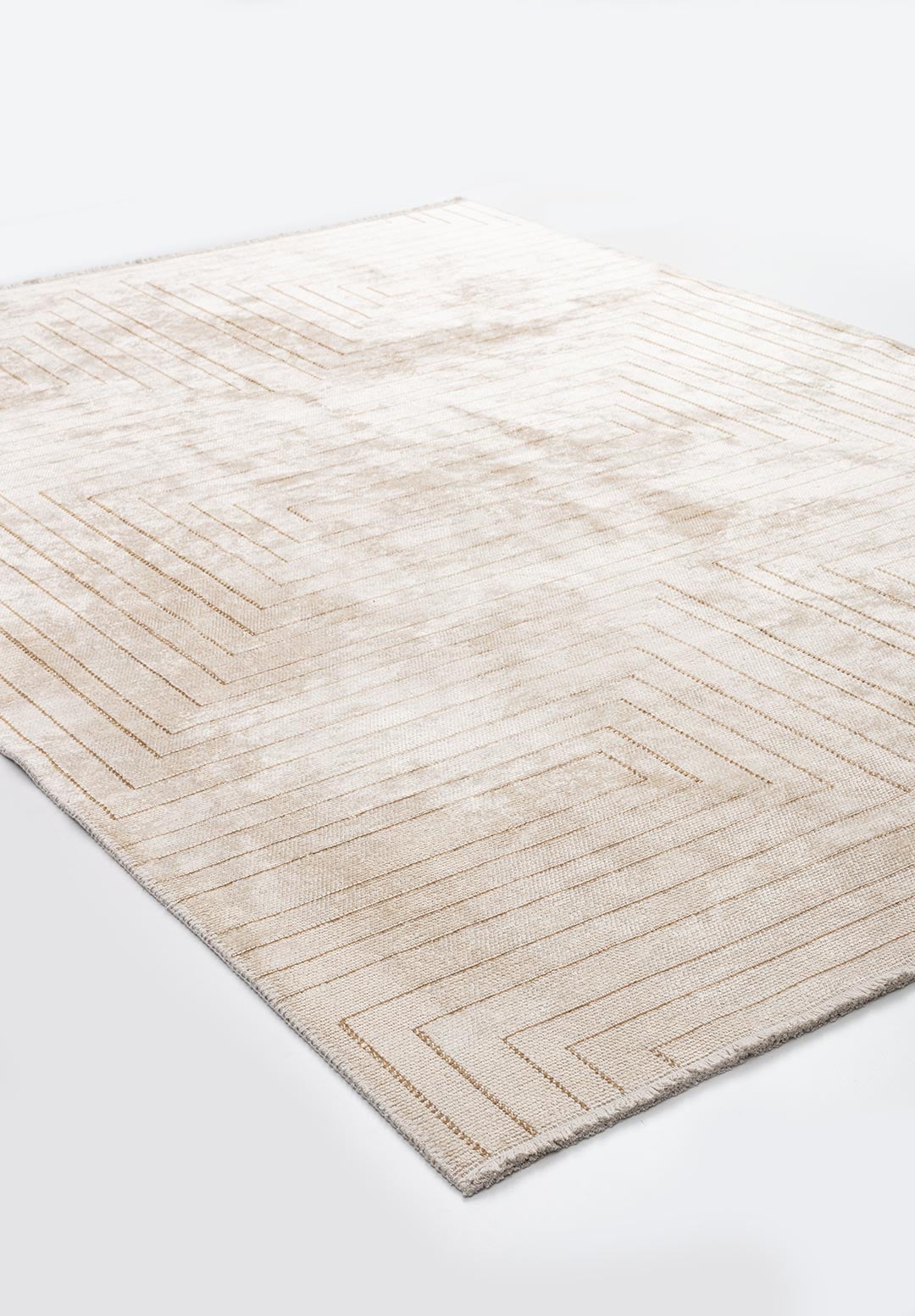 MAZE DARK BEIGE - ECRU RUG
