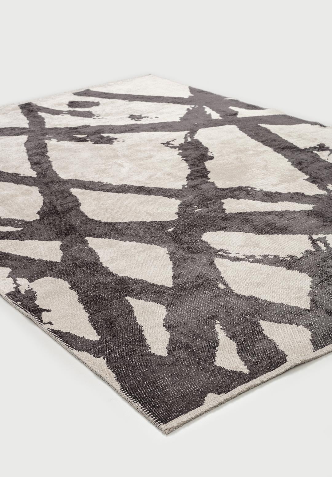 BRANCH CHARCOAL - ECRU RUG