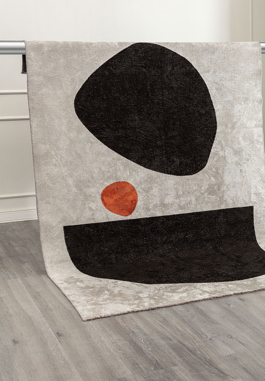 ROCK BLACK - RUST - BONE RUG