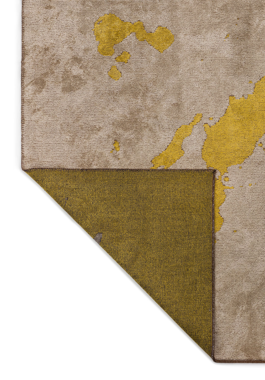 SPILL YELLOW - LIGHT GREY RUG