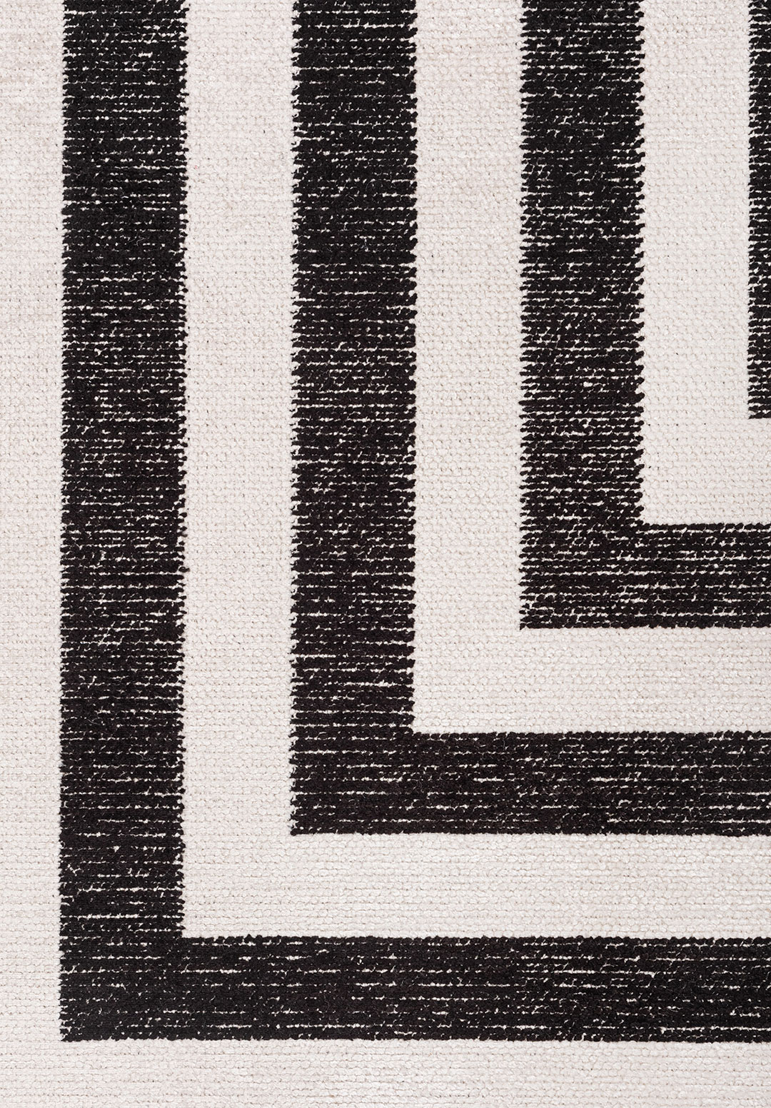 ENIGMA BLACK - ECRU RUG