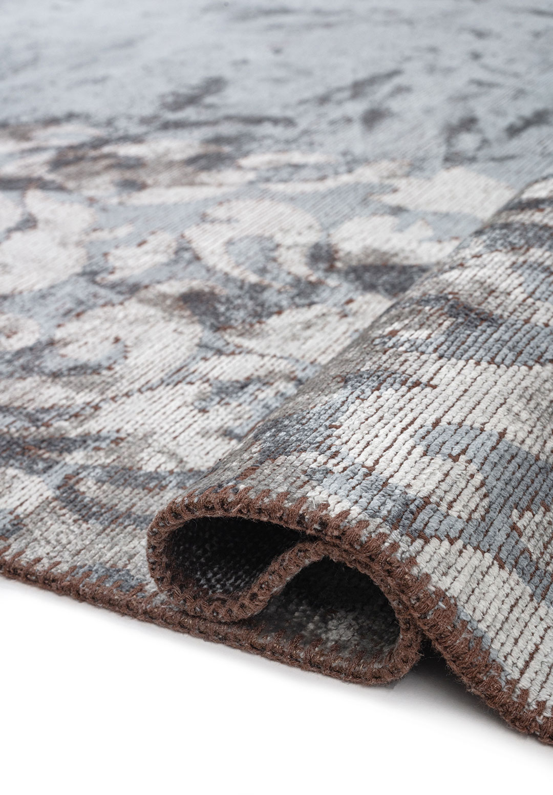 GARDENIA ICE BLUE - BLUE RUG