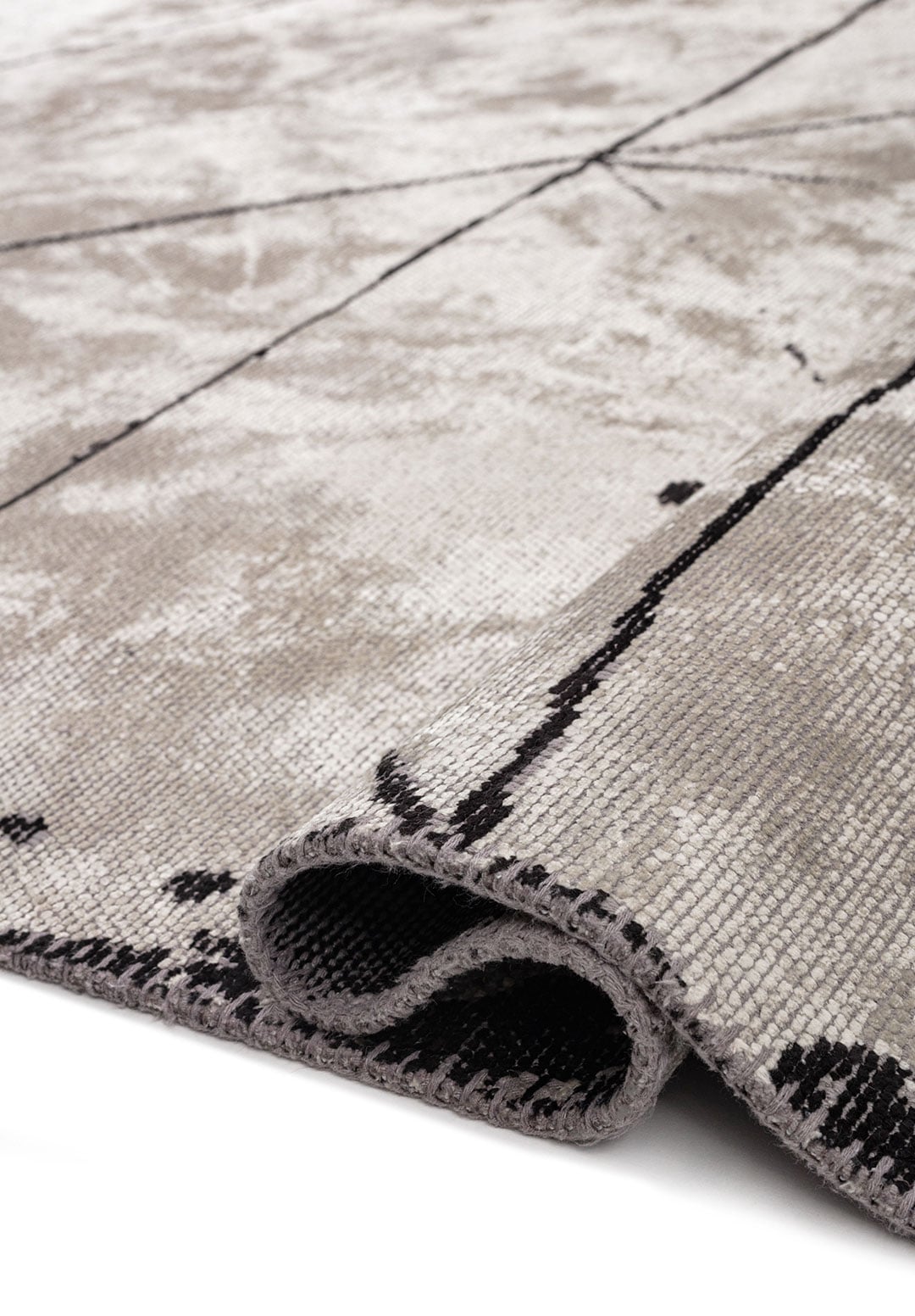 ASTRO BLACK - BONE RUG