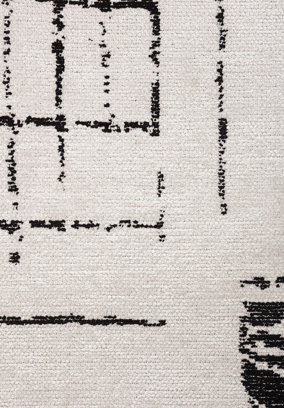 PERSPECTIVE BLACK - ECRU RUG