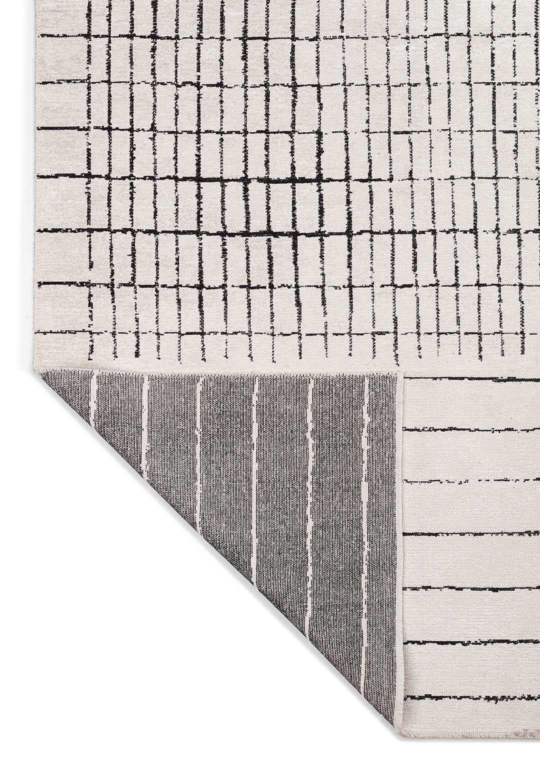 PERSPECTIVE BLACK - ECRU RUG