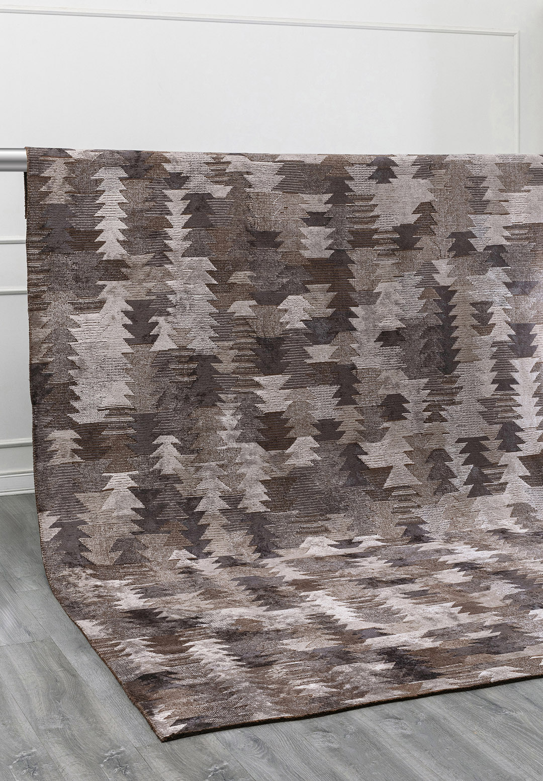 CLAN LIGHT GREY - DARK GREY - CHARCOAL RUG